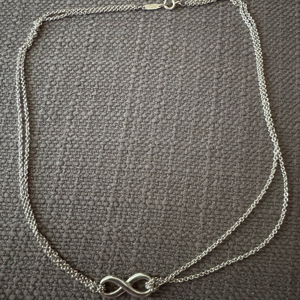 Silver Infinity Necklace - image 2
